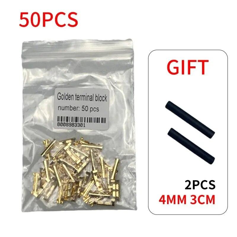 

50-1000pcs 453 U-shaped Terminal Tab Cold Inserts Connectors Cold Terminal Small Teeth Fascia Terminal, 0.3-1.5mm2