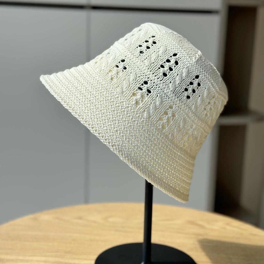 New Hollow Sunscreen Bucket Hat Women's Casual Fashion Travel Visor Basin Hat