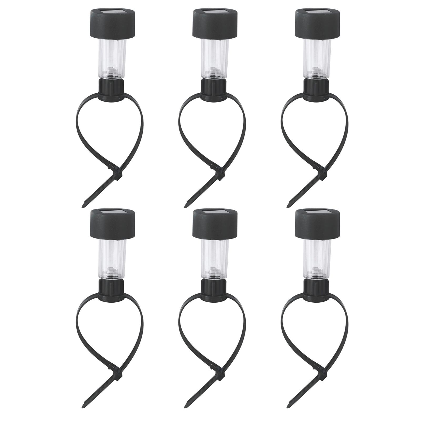 

6 шт. Светодиодные фонари для бассейна на солнечной батарее, водонепроницаемые светильники для наземных бассейнов, плавающее освещение, украшение для зоны бассейна