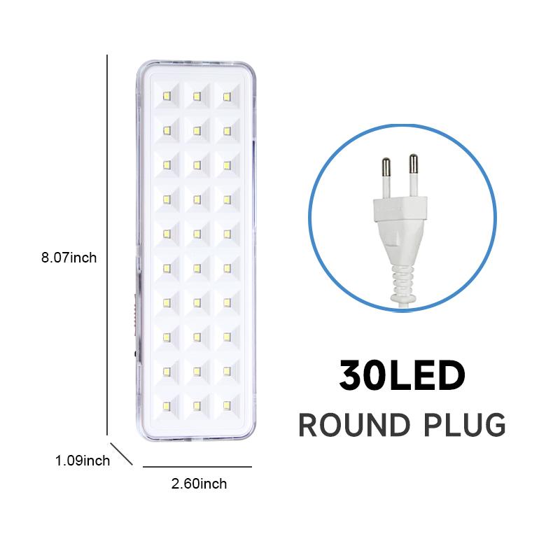 Wall-mounted Emergency Light 2 Modes Rechargeable Home Outdoor Camping Lantern Dimmable 30 LEDs Portable Night Repair Light
