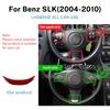 Interieur-Aufkleber im Carbonfaser-Stil für Mercedes Benz SLK R171 (2004-2010) - Armaturenbrett, Tür, Mittelkonsolen-Zierleisten-Aufkleber