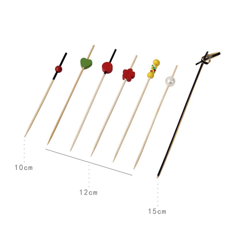 Disposable Bamboo Fork Party Buffet Fruit Fork Party Dessert Stick Forktableware