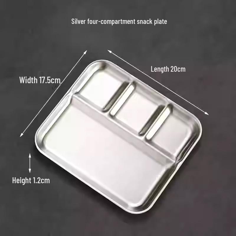 Korean BBQ Serving Platter with Integrated Sauce Compartments