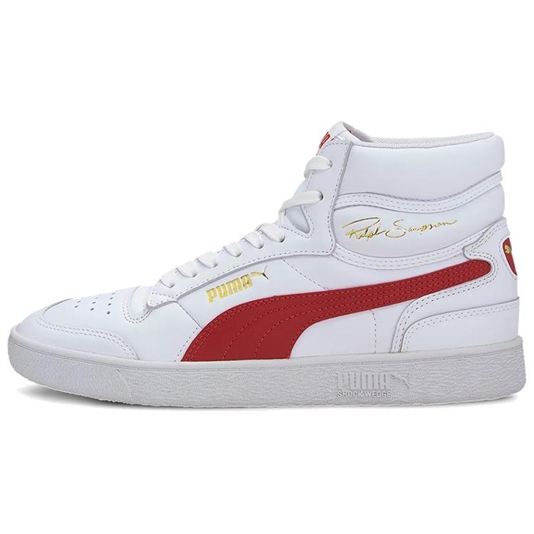 PUMA Ralph Sampson Mid White High Risk Red Men s 370847-15 EU 42