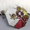 1pc Dragon Prince Automatic Opening/Closing Outdoor Umbrella with 3-Fold Design, Iron Frame Outdoor for Fans, Travelers, Daily Use, Gift Idea.L09