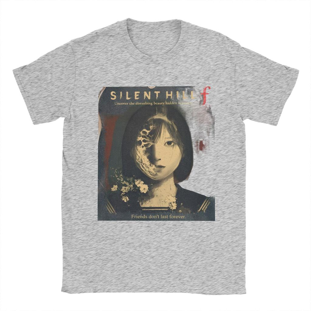 Oversized T Shirt Hinako Shimizu  Silent Hill F 100 Cotton T-Shirts  Leisure Tshirt for Men's Summer Y2K Fun Short Sleeve Tops