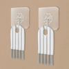 Multifunctional Flexible Gap Cleaning Brush Multi-Function Cup Brush Soft Brush Keyboard Cleaner Household Car Cleaning Tool White&Grey