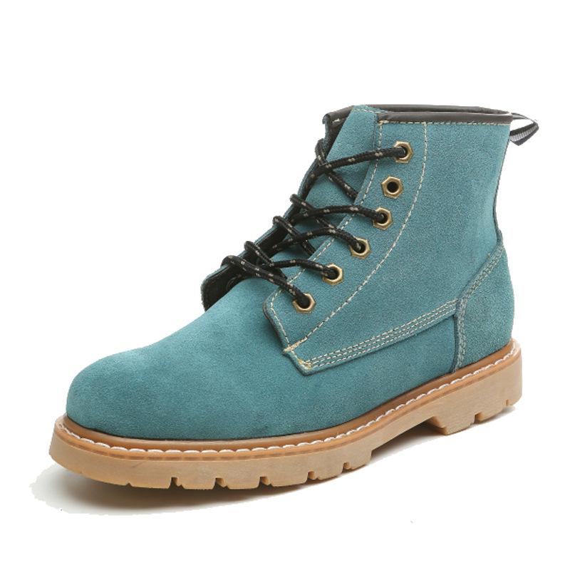 Cowboy Boots Leather Waterproof Men'S Boots Martin Boots British Tooling Boots Outdoor Desert Boots Women'S Locomotive Boots