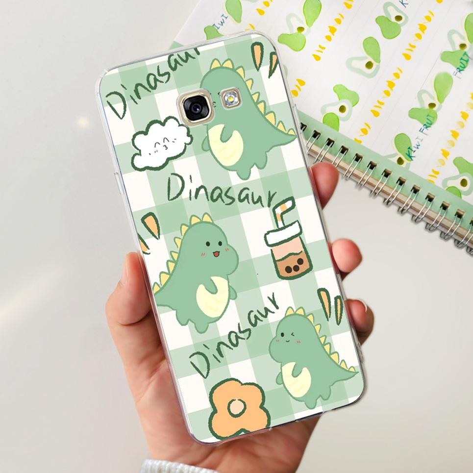 

For Samsung Galaxy A5 2017 2016 A510F A520F Case Jelly Lovely Painting Cover Soft Clear TPU Coque For Samsung A72018 A5 2016 Bag Galaxy A5 (2017)