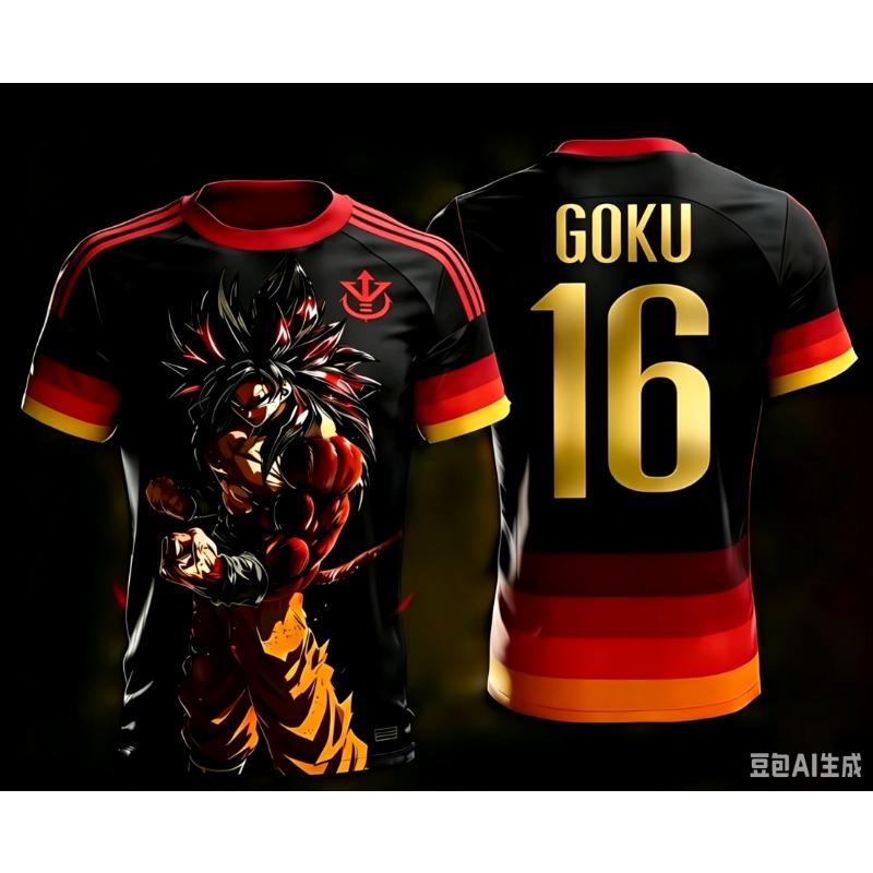 2026 Dragon Ball Licensed Print Goku No.10 Soccer Training Jersey Adult S-6XL Stylish Street Style