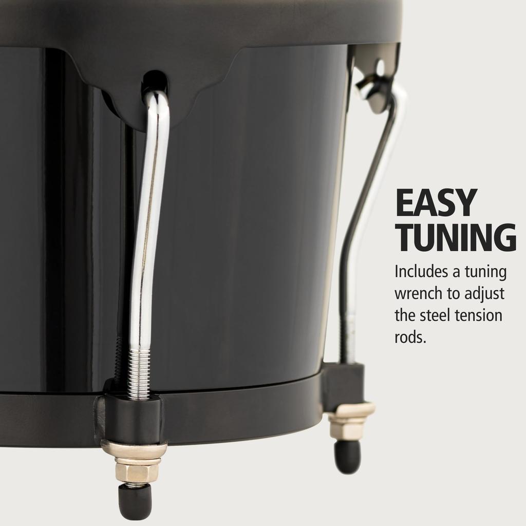 MEINL Percussion Headliner Series Fiberglass Bongo HFB100BK []