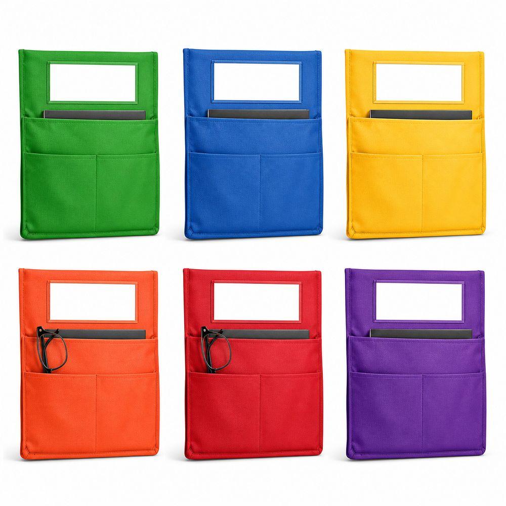 Oxford Cloth Chair Back Organizer Classroom Chair Pocket Name Tag Holder  Classroom Supplies