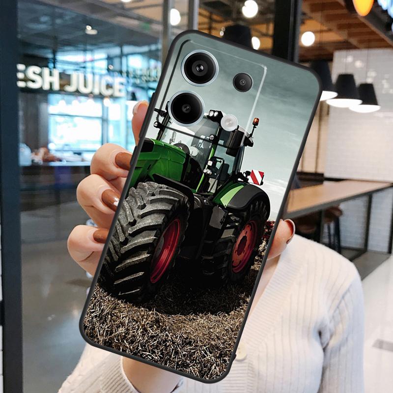 Tractor Car Funda For Xiaomi Redmi Note 13 Pro 12 11 9 10 Pro 12S 11S 10S Redmi 13 12 10C 12C 13C Case