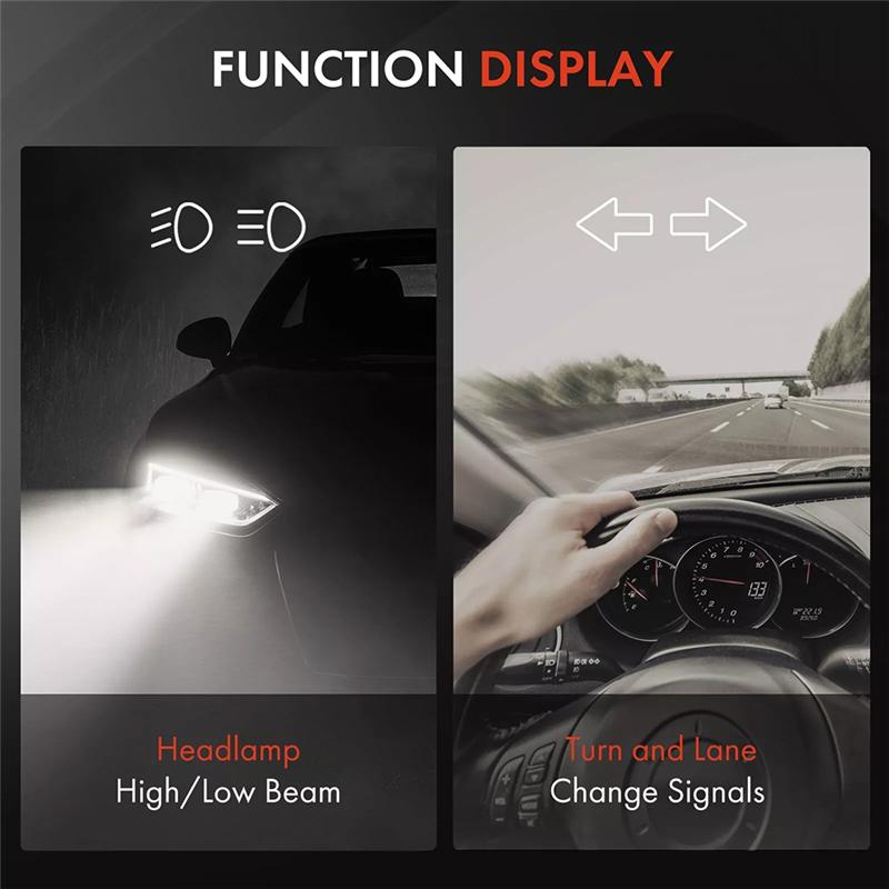 A28G-Car Headlights Light Switch Turn Signal Switch Lever 05183947AA For Jeep Wrangler 2007-2018 Dodge