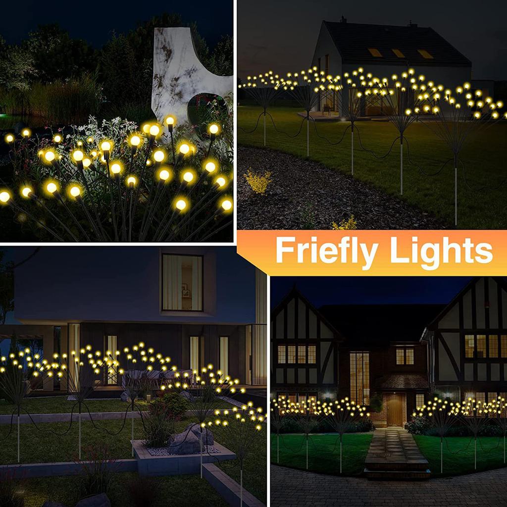 Solar Ground Lamp Three-headed - Led Lamp Outdoor Garden Garden Decoration LED Lamp