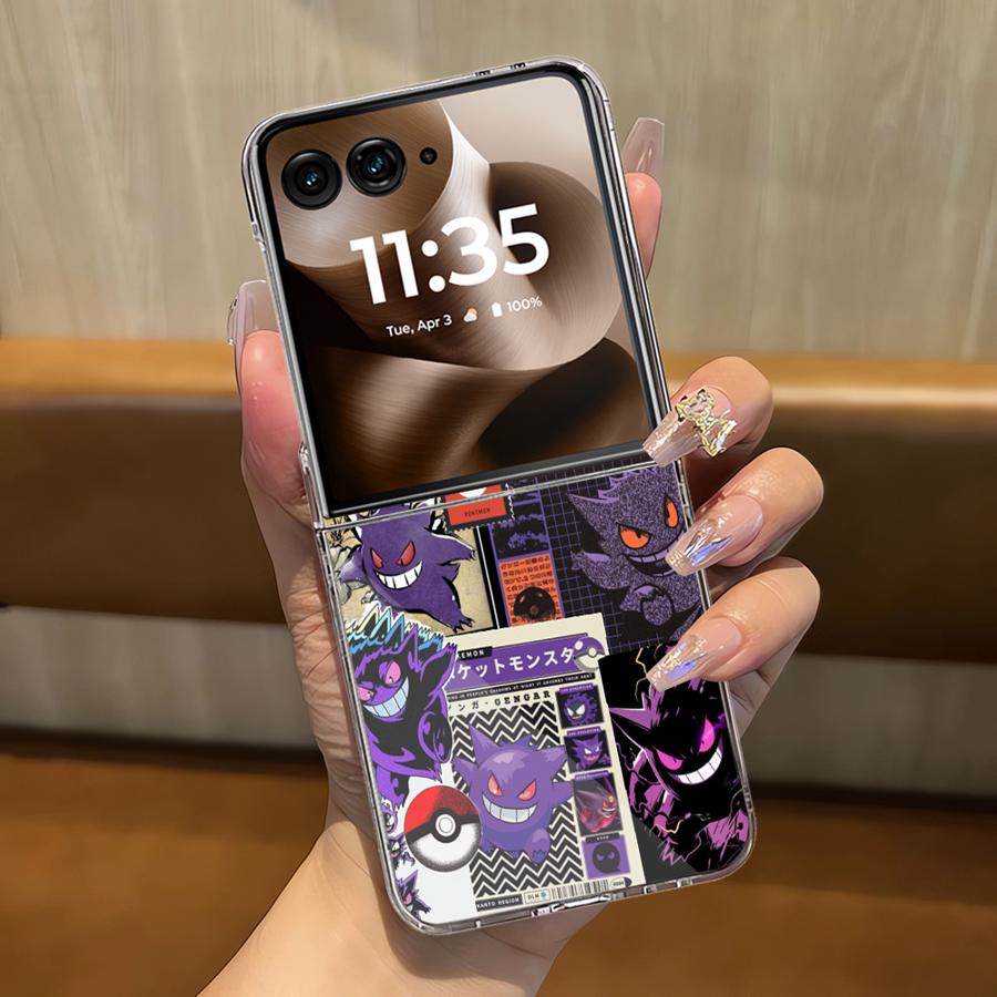 Cartoon Hot Pokemon Transparent Soft Phone Cover Case for Moto Razr 40Ultra 50Ultra 2022 60 Ultra 50 40