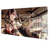 Mouse Pad Gamer Kawaii Desk Mat Japanese Girl Mousepad Gaming Office Pc Accessories Keyboard Desk Mat Large Nonslip Xaxc