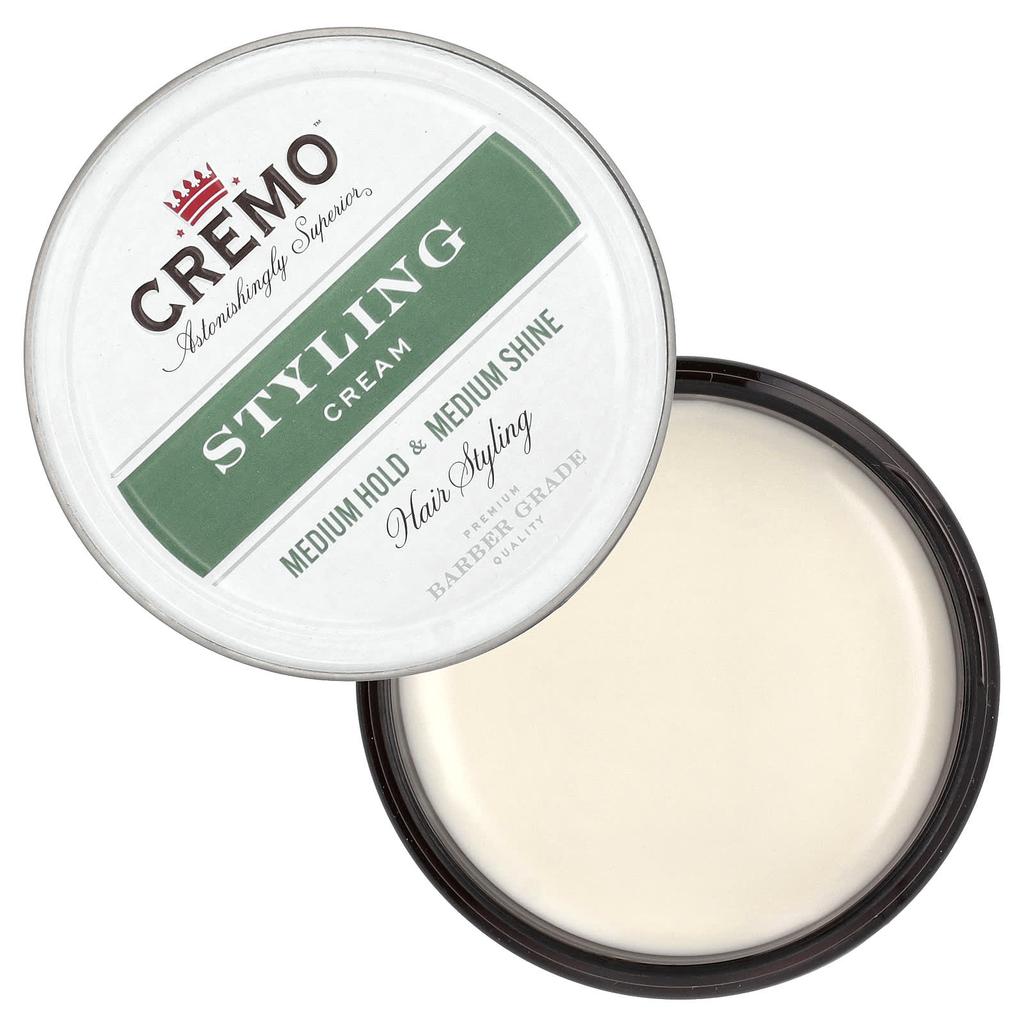 Styling Cream, Medium Hold and Medium Shine, 113G(4Oz)