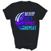 Volleyball Bump Set Spike Repeat Player Lover Shirt Gift Unisex T-Shirt