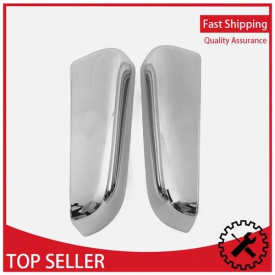 Rearview Mirror Cover Set For 2009-2014 Ford F150 Upper Cap Chrome Left & Right