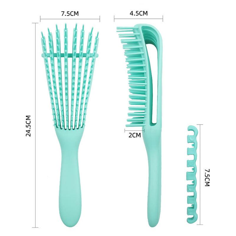 1 BUC Pieptene Descurcător de Păr, Perie Descurcătoare pentru Păr Creț pentru Afro America/African, Piepteni de Masaj pentru Păr Gros Umed al Femeilor Copii