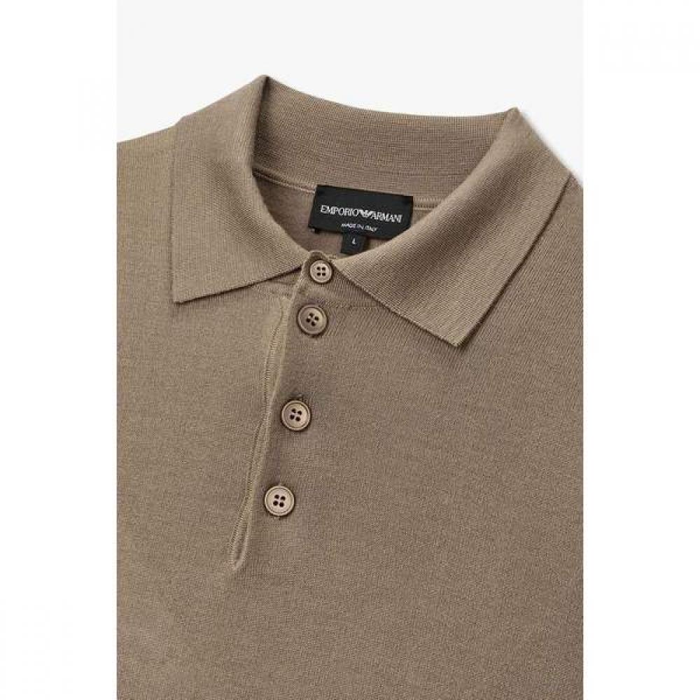 Emporio Armani Men S Eagle Logo Wool Collar Pullover A516128020