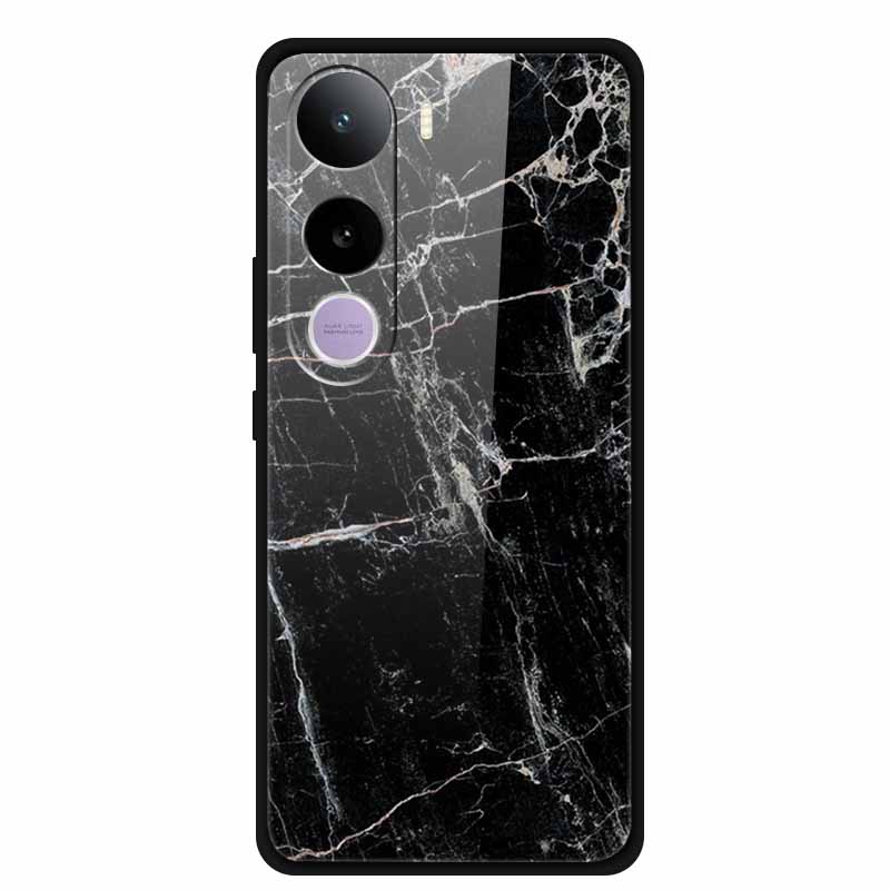 For Vivo Y400 5G Case Y 400 6.67" Animal Wolf Lion Tempered Glass Hard Back Cover For Vivo Y400 2025 Phone Cases Soft Bumper Bag