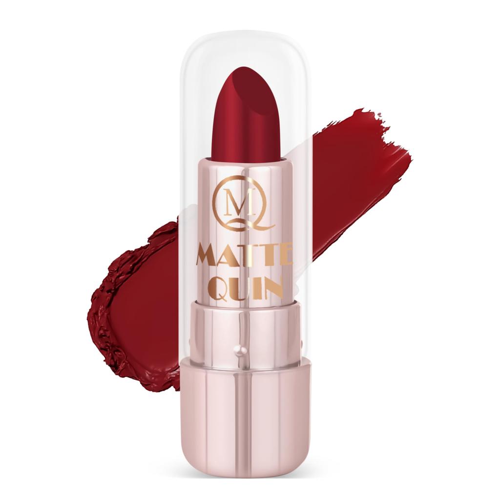 If Ramble Matte Quin Lipstick|Matte Finish|Lightweight Lipstick|Nourishes Lips & Great For Water-Proof, 3.5gm (MQ Lipstick-117)