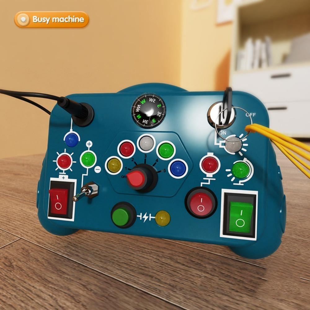 with LED Light Baby Sensory Board Switch Toy  For Kids Preschool Learning