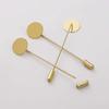 1pc [60mm] One line circular brooch Jewelry Accessories DIY Making Fashion Copper High-quality Brooch Accessories