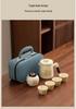 Portable Chinese Style Travel Tea Set for One Person - Outdoor Camping Teacup Kuaike Set