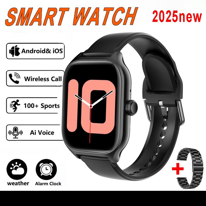 New Smart Watch Men Women Heart Rate Sleep Health Monitoring BT Call Message Notification Multi-sport Mode Smartwatch