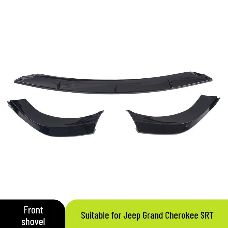 Модификация переднего бампера Jeep Grand Cherokee SRT: губа, диффузор, сплиттер Glossy Black