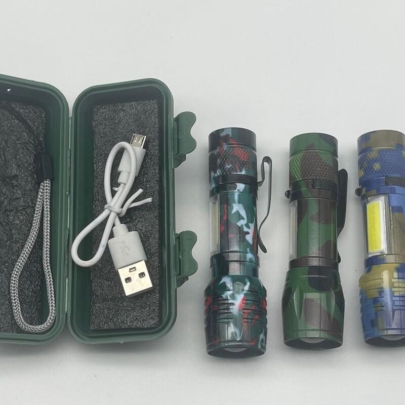 Rechargeable Handheld LED Flashlight