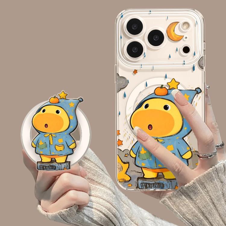 Applicable To iPhone11Pro Mobile Phone Case Lulu 11max Magnetic Suction Transparent 11 with Bracket 11 Hard 11 Sets All-inclusive