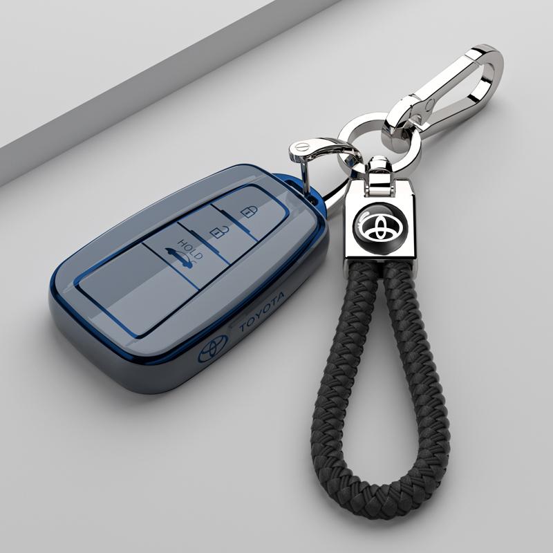 Fashion TPU Car Remote Key Case Cover Shell Fob For Toyota Corolla Prius VCBFDH5 Camry CHR C-HR RAV4 Altis Land Cruiser Prado Keyless