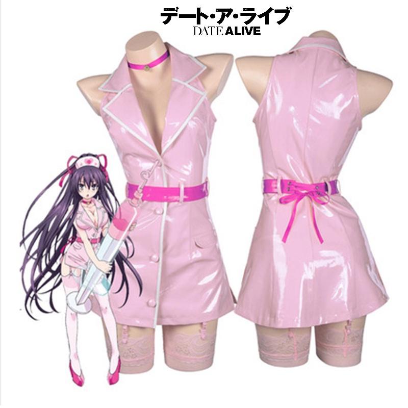 A Date Live Yatogami Tohka Halloween Cosplay Dress Party Outfit Roleplay Event