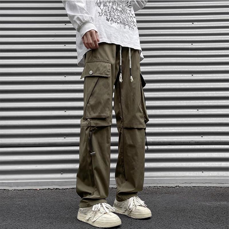 Jeanswest Men's Loose Straight-Leg Outdoor Work Pants