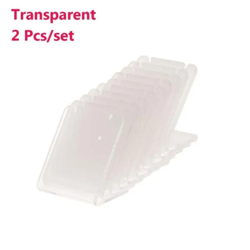 

2 шт./набор Мини подставка-держатель для серег L-образной формы Акриловая подставка для показа ювелирных изделий прозрачный