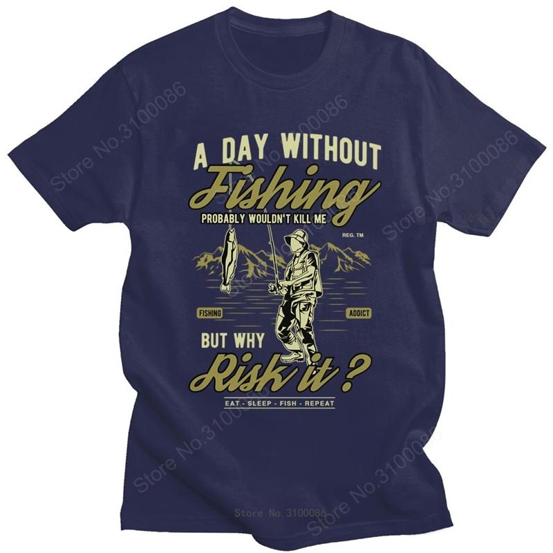 Handsome Men T Shirts Funny Fishing Bass Fish Hook Rod Short Sleeved Soft Cotton Tee Tops O-neck Graphic Fisherman Gift Tshirt