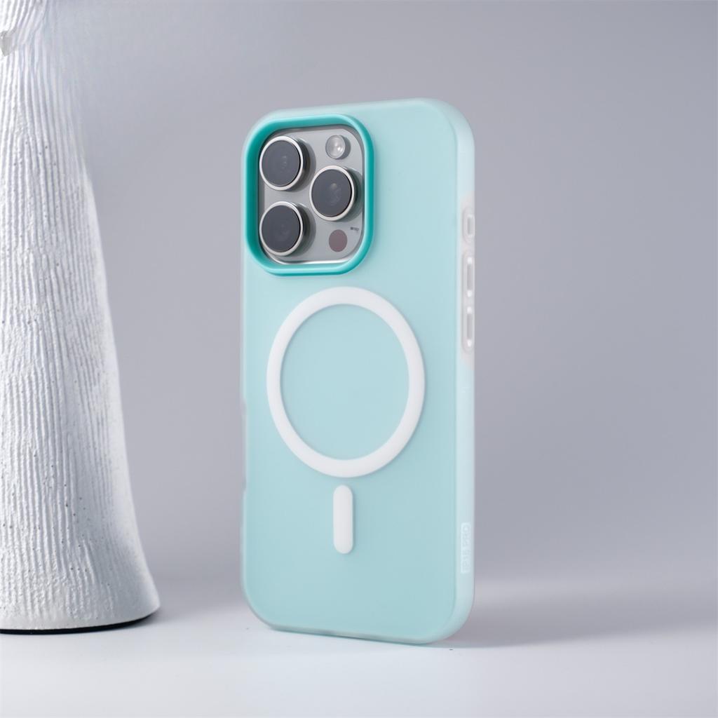Applicable To IPhone 16 Dopamine Jelly Magnetic Phone Case Apple 15 Promax Skin Matte Protective Case 14