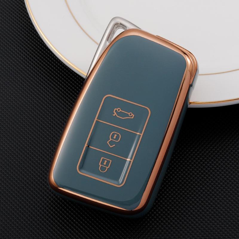 Gold Edge TPU Key Cover for Lexus ES200/RX300/ES300/UX200