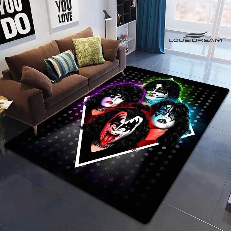 Kussband-Druckteppich, Kinderspielzimmerteppich, Wohnzimmer, Schlafzimmer, rutschfester Teppich, Fotografie-Requisiten, Geburtstagsgeschenk