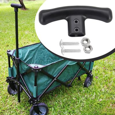 Wagon Cart Push Handle Hand Truck Accessories Portable Comfortable with Screws Parts for