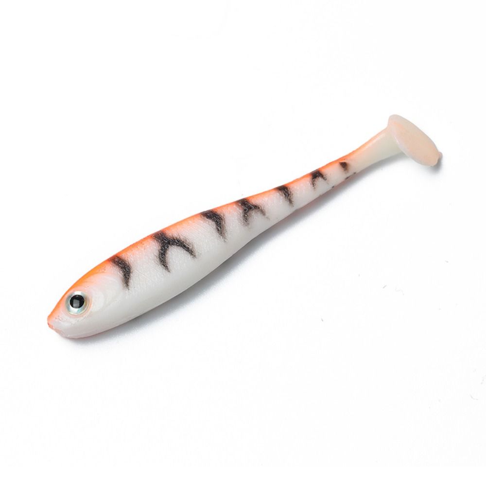 5PCS Silicone T-tail Soft Bait Artificial Jigging Wobblers Biomimetic Fish Bait  Sea