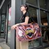 Travel Bag PU Sequins Handheld Shoulder Bag Sports Gym Bag Large Capacity Luggage Bag Fashion Bag