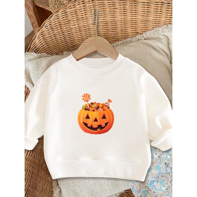 Halloween Soft and Cute Simple Print Pattern, 0-3 Year Old Baby Girl Durable Wrinkle Resistant Baby Spring and Autumn