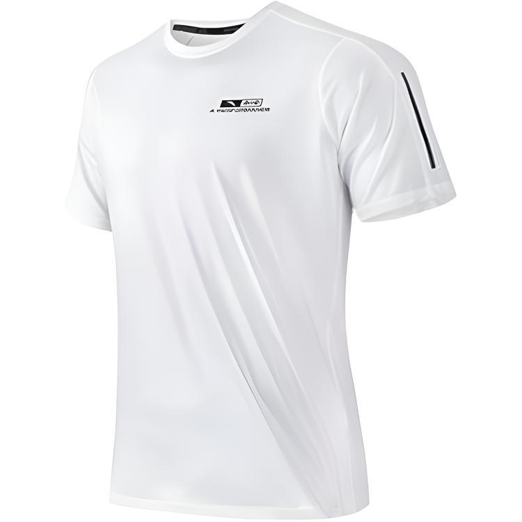 ANTA Variety Training Collection T Shirts Men s White Crew Neck Moderate 952327126-7 3XL