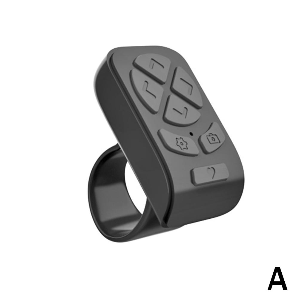 

Пульт дистанционного управления пальцем Прокрутка TikToks Удаленная мобильная камера Bluetooth-совместимая Палка управления O0L2 black-1pcs