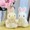 Tulle Wear Skirt Rabbit Plush Toy Cartoon Stuffed Animal Doll Kids Birthday Gift